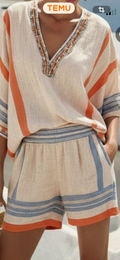 Two piece shorts set