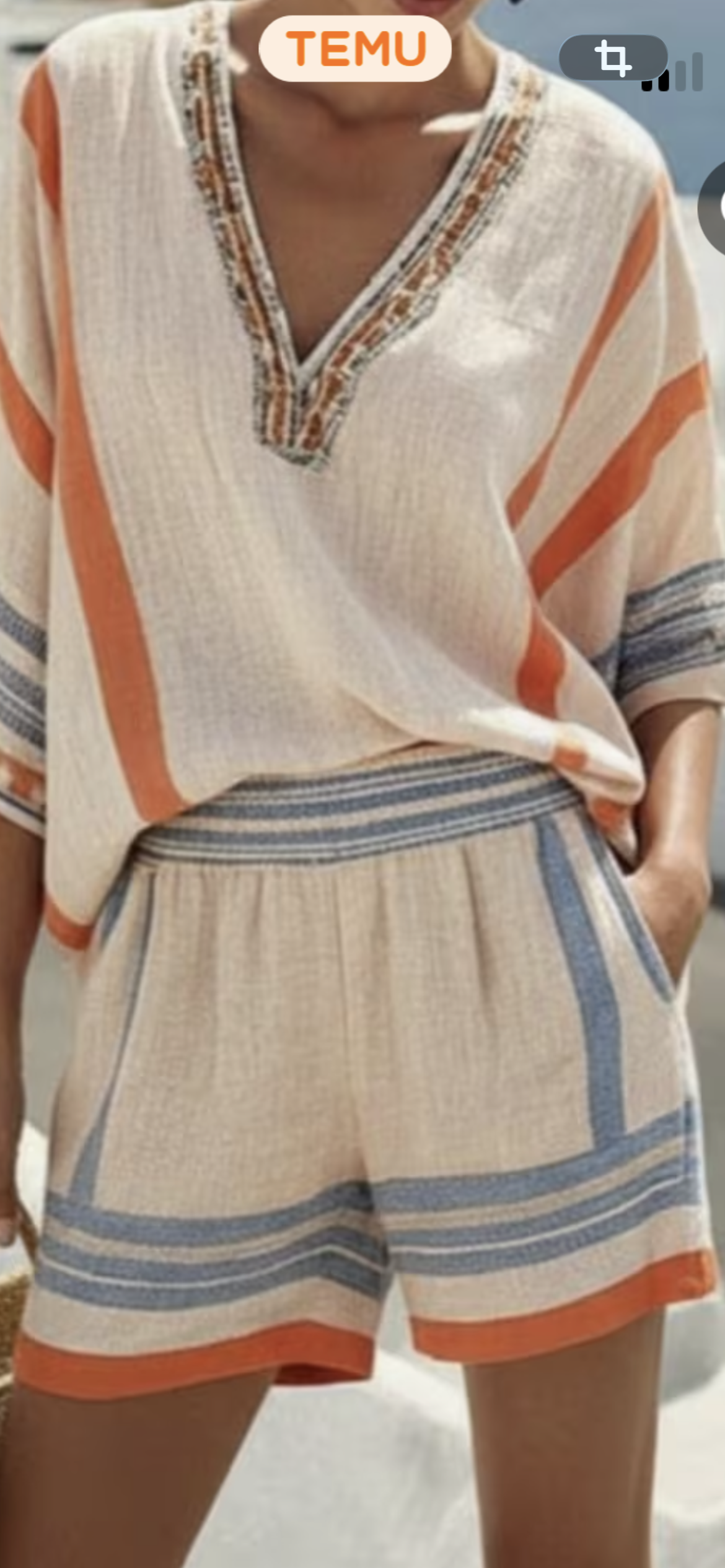 Two piece shorts set