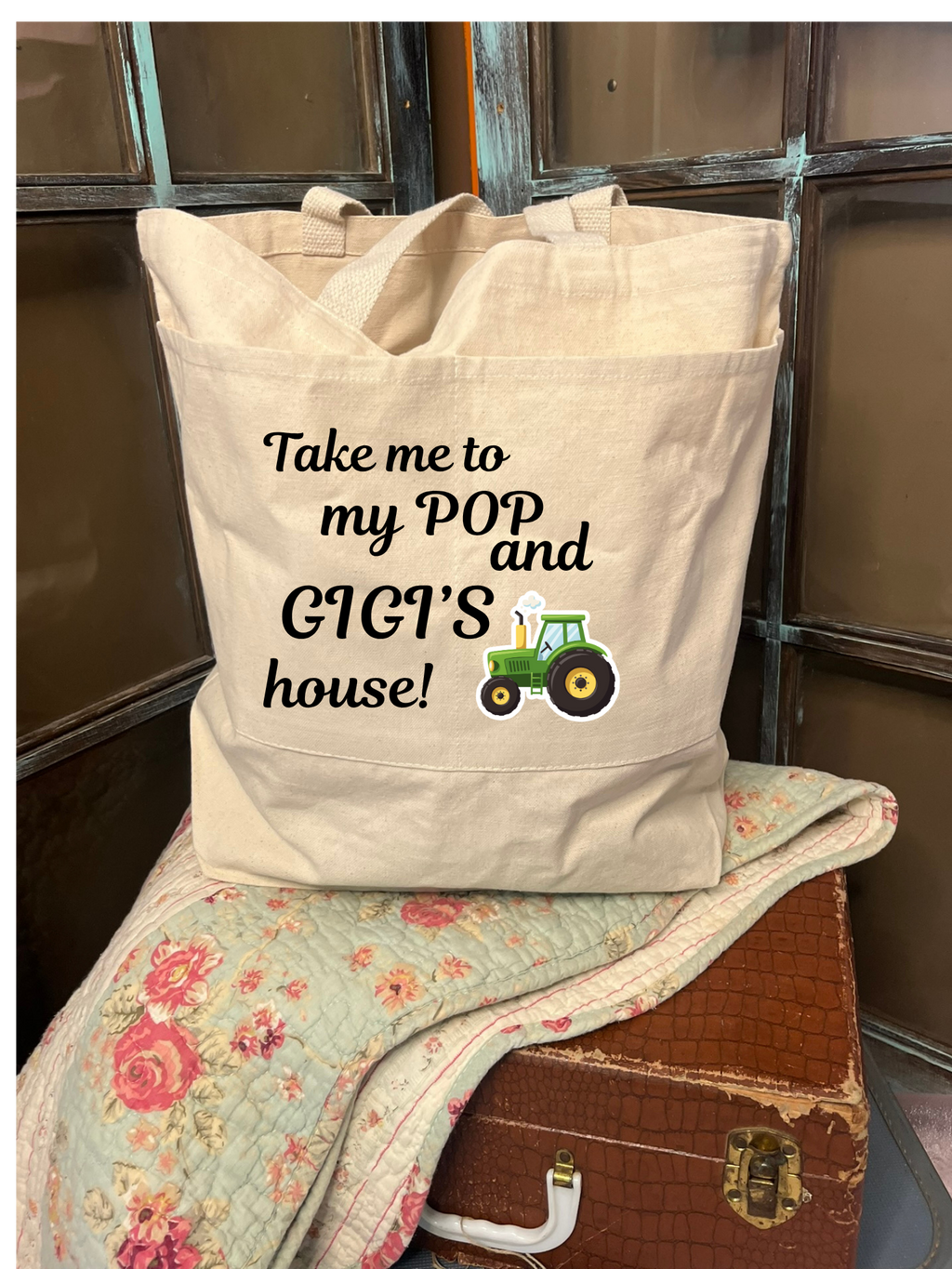 GOING TO POP AND GIGI"s HOUSE!       ( GRAMMY)