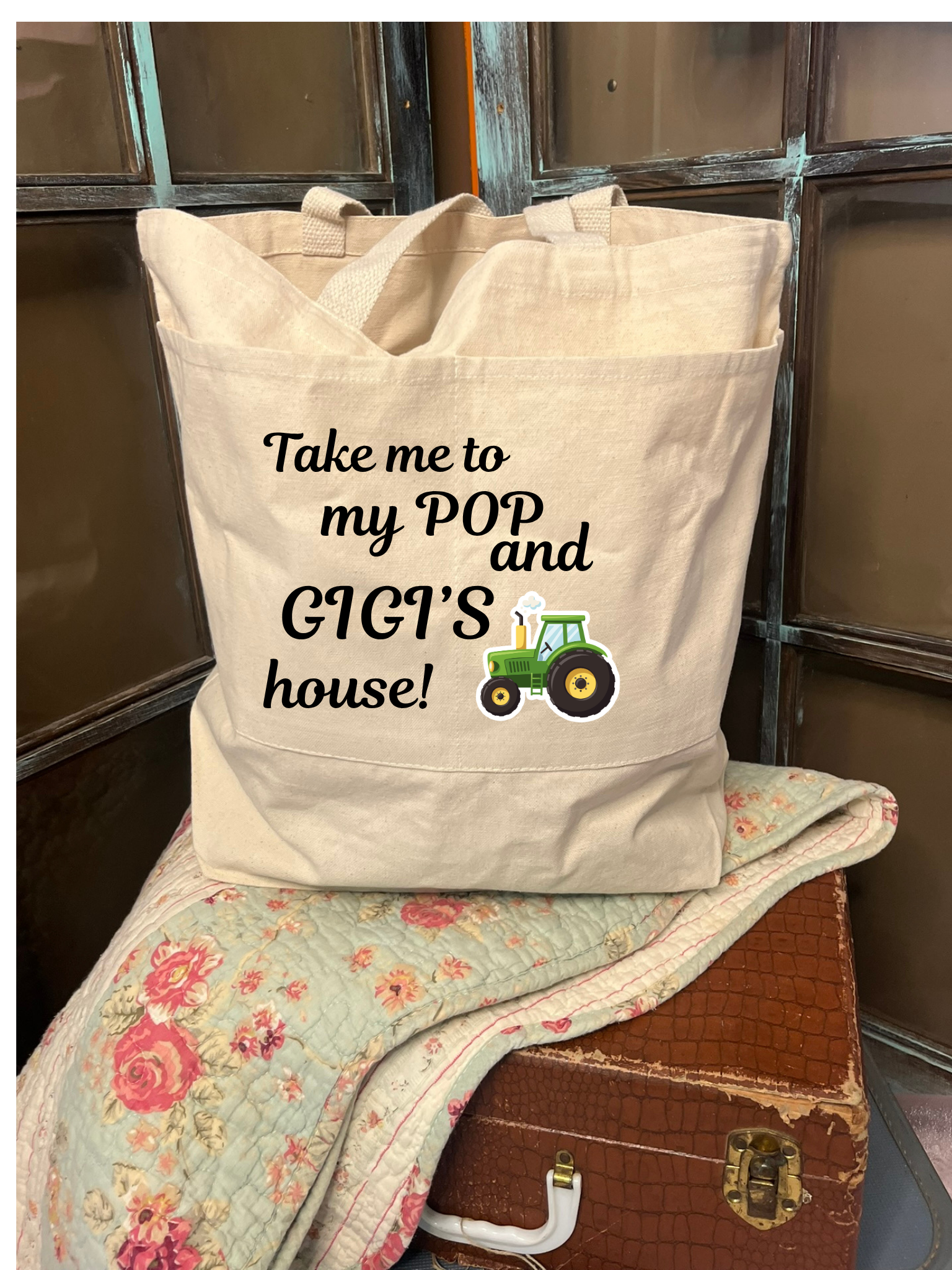 GOING TO POP AND GIGI"s HOUSE!       ( GRAMMY)