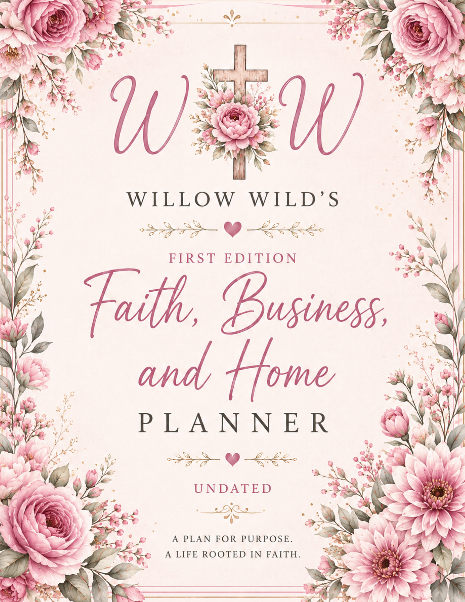 Willow Wild Volume One-90- Day, Faith, Business, & Home, Digital, Planner